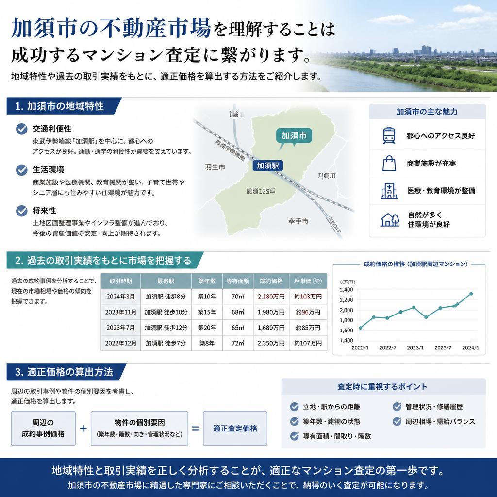 加須市の不動産市場と査定基準