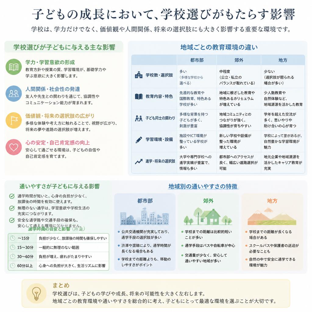 3. 学校選びの重要性
