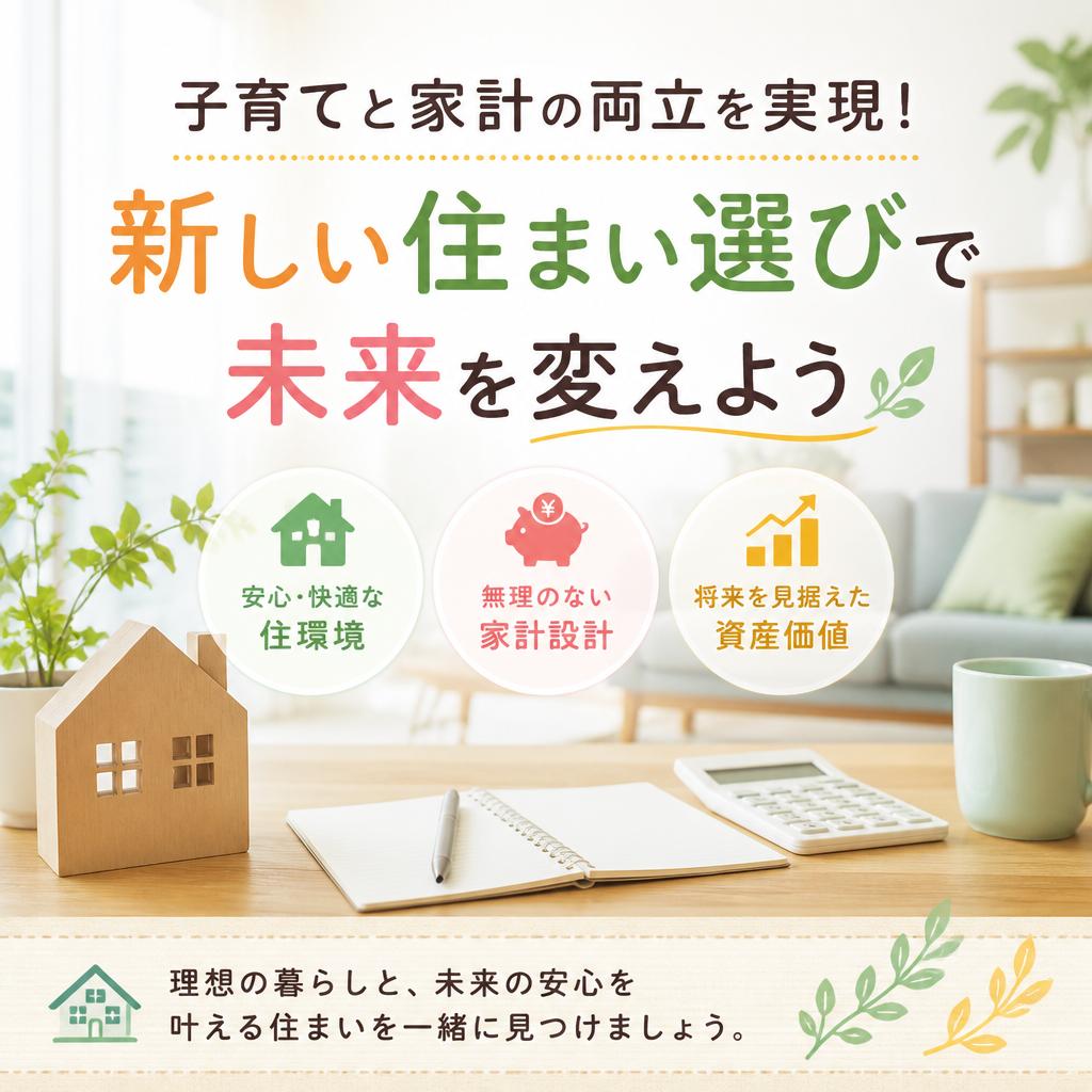 子育てと家計の両立を実現！新しい住まい選びで未来を変えよう