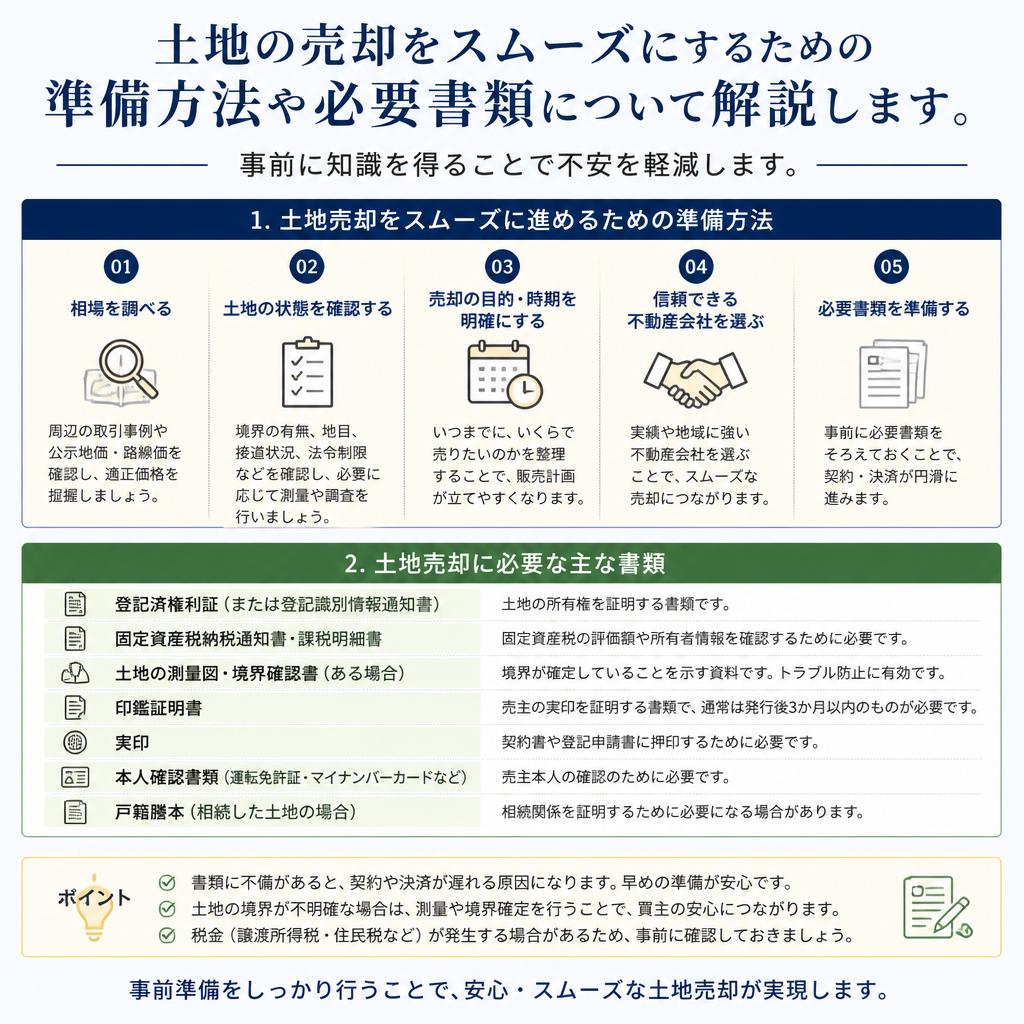 売却に向けた準備をしよう