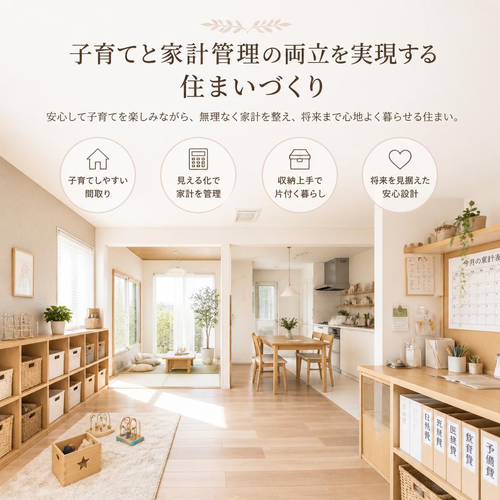 子育てと家計管理の両立を実現する住まいづくり