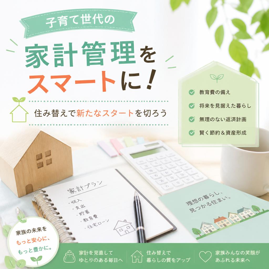 子育て世代の家計管理をスマートに！住み替えで新たなスタートを切ろう