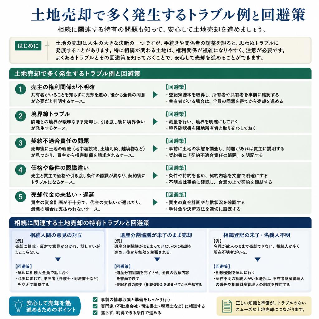 よくあるトラブルとその回避策