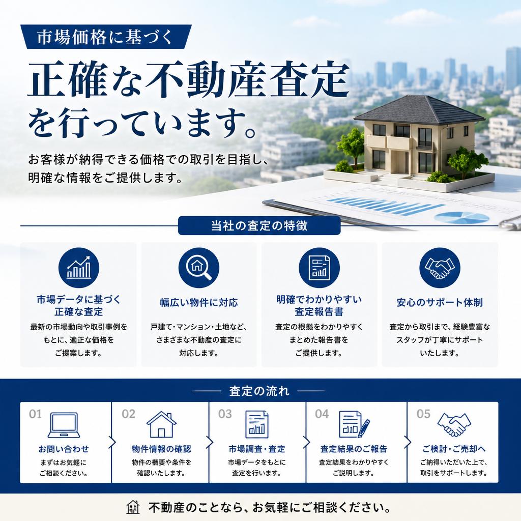 透明性の高い不動産査定