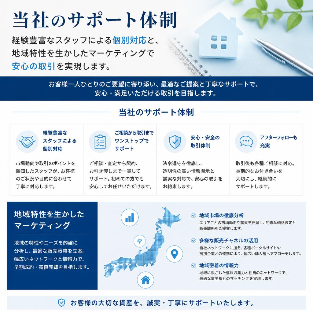安心のサポート体制