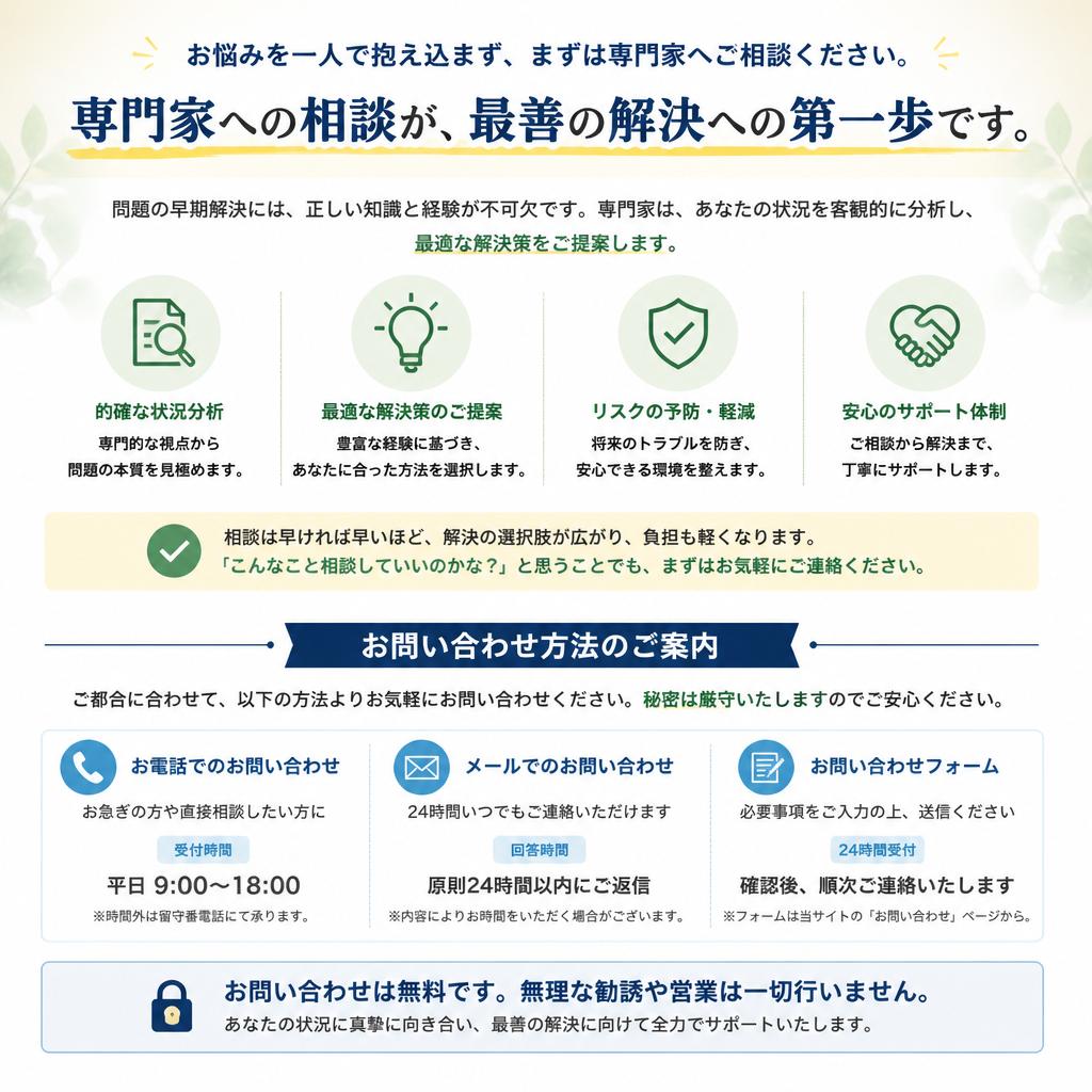 7. お問い合わせ・相談窓口のご案内