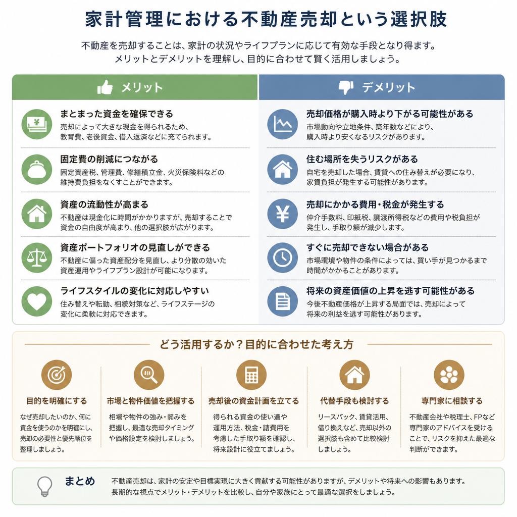 家計見直しと不動産売却の視点