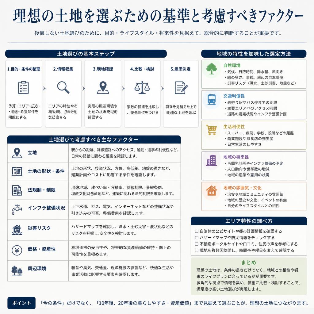 土地選びのポイント