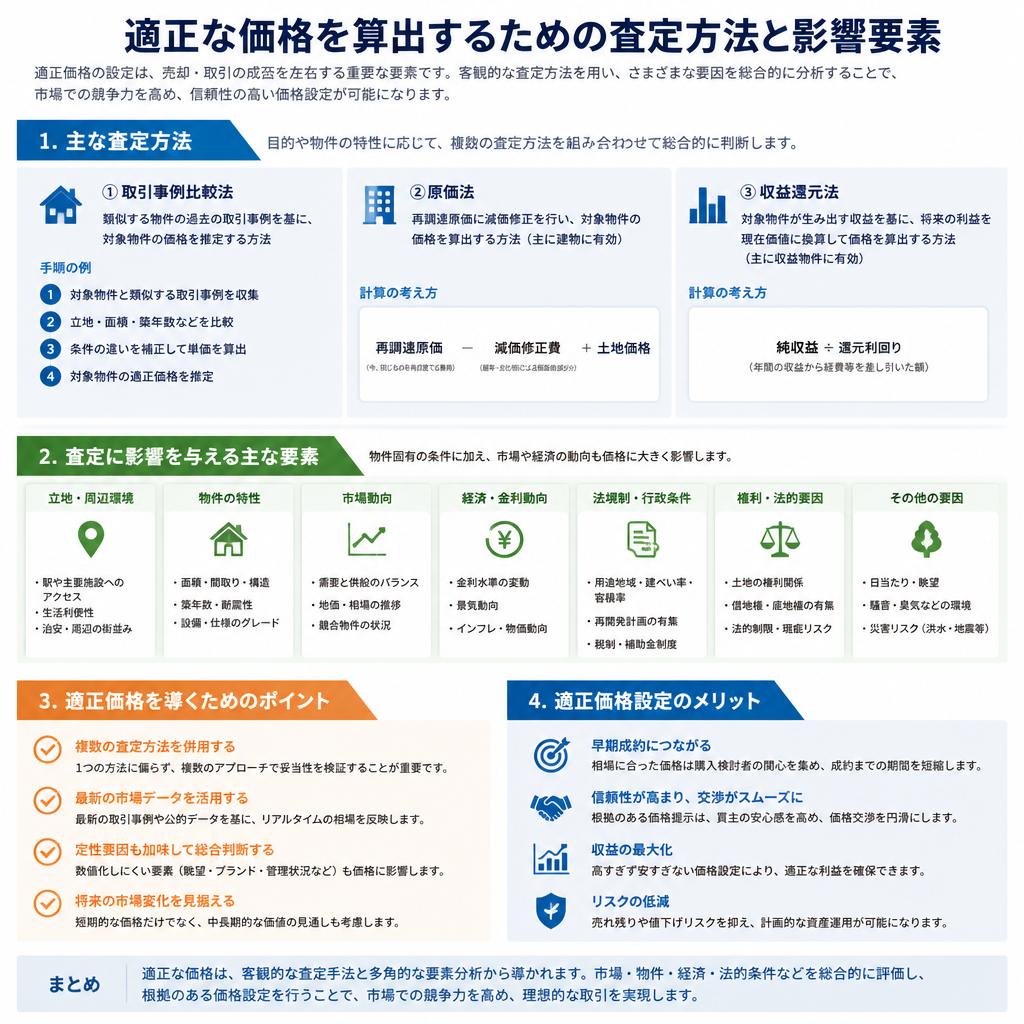 適正価格査定の方法