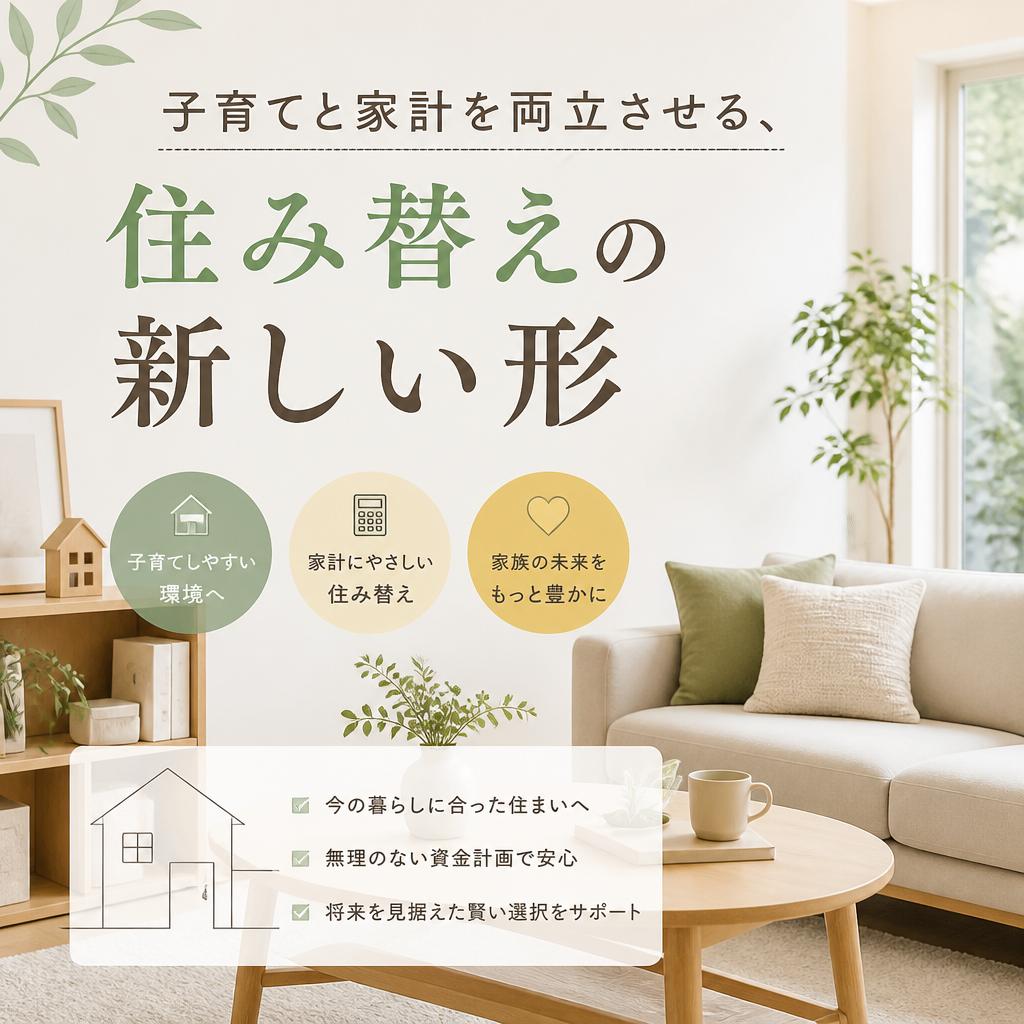 子育てと家計を両立させる、住み替えの新しい形