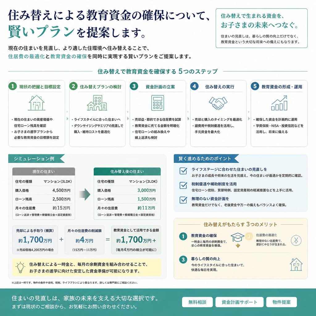 5. 教育資金の確保と住み替えの関係