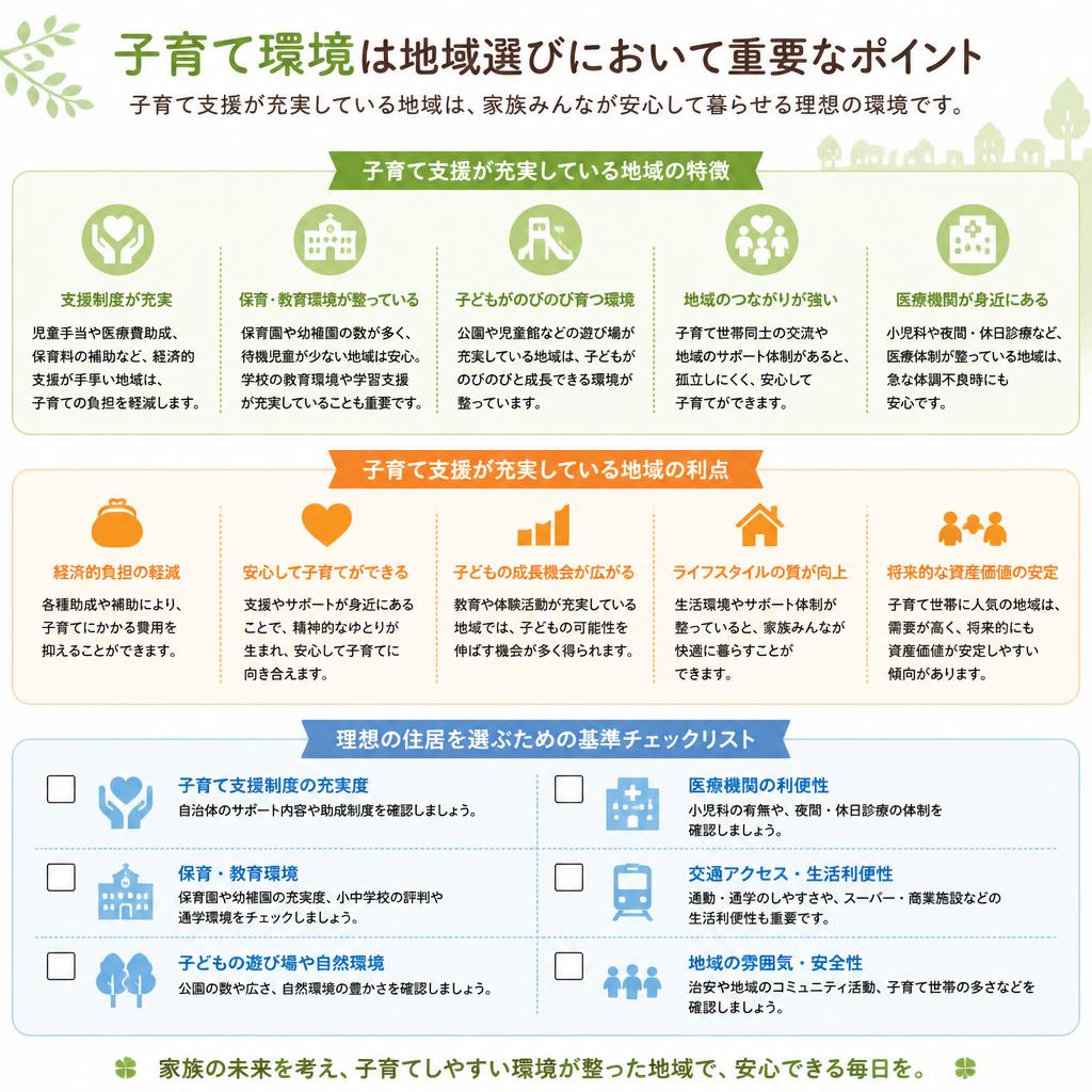 2. 子育て支援が充実した地域