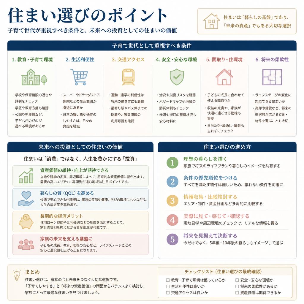 4. 住まい選びの重要ポイント
