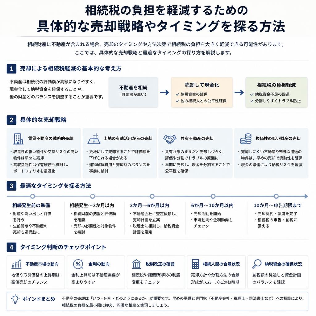 相続税を軽減するための売却戦略