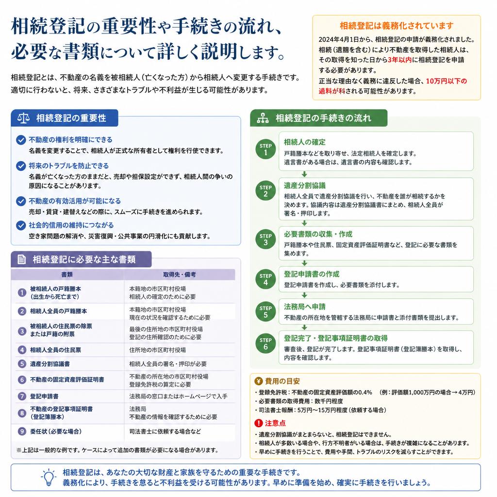 相続登記をスムーズに進める方法