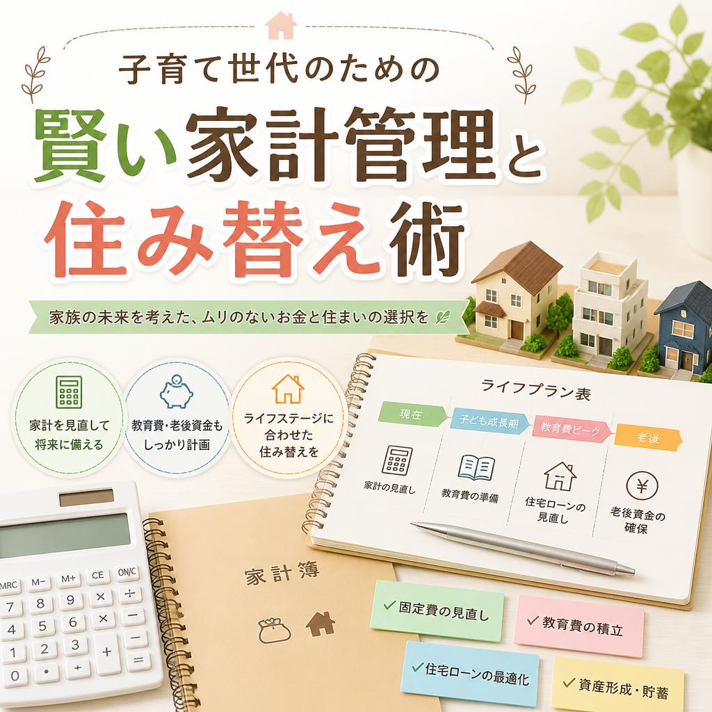 子育て世代のための賢い家計管理と住み替え術