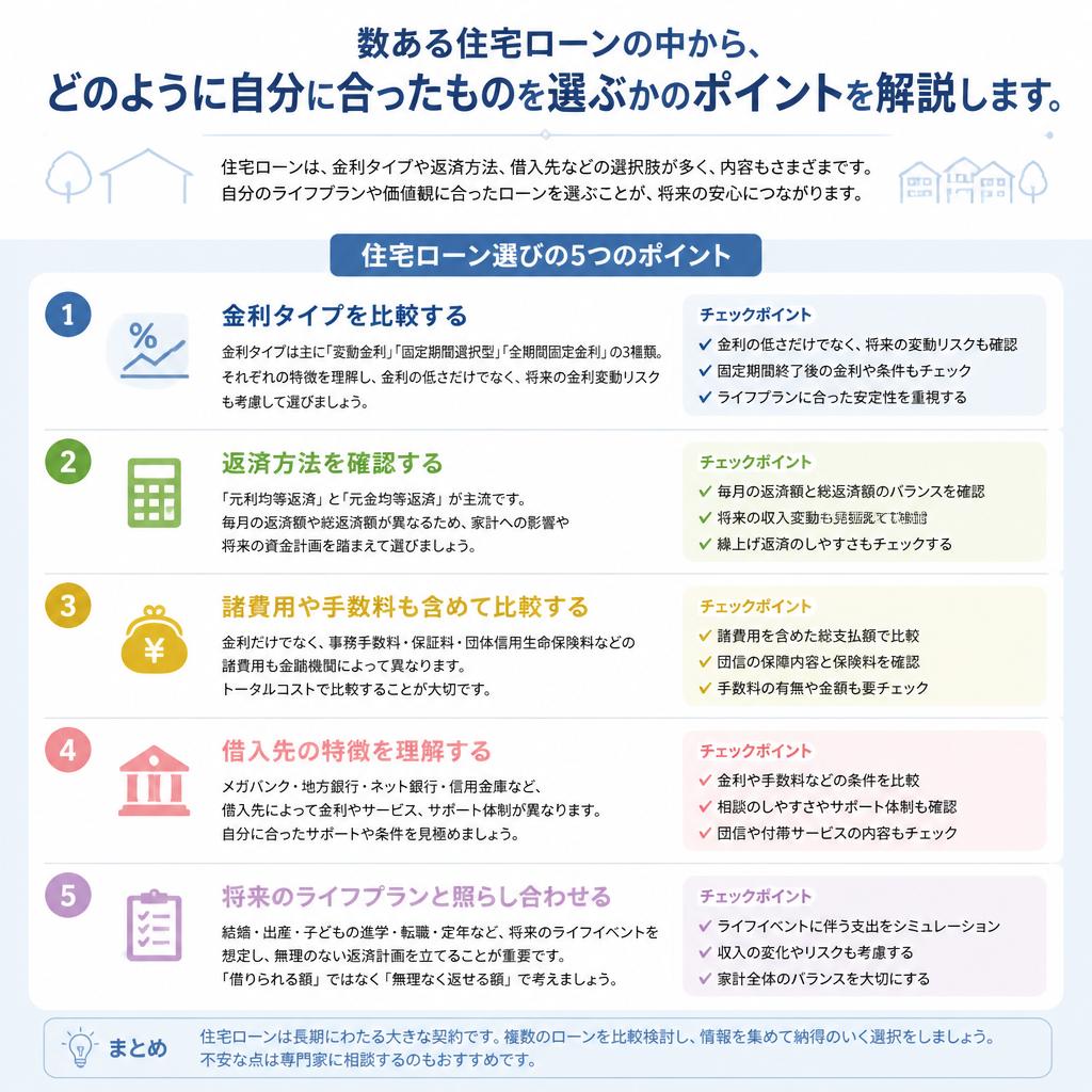 住宅ローンの賢い選び方