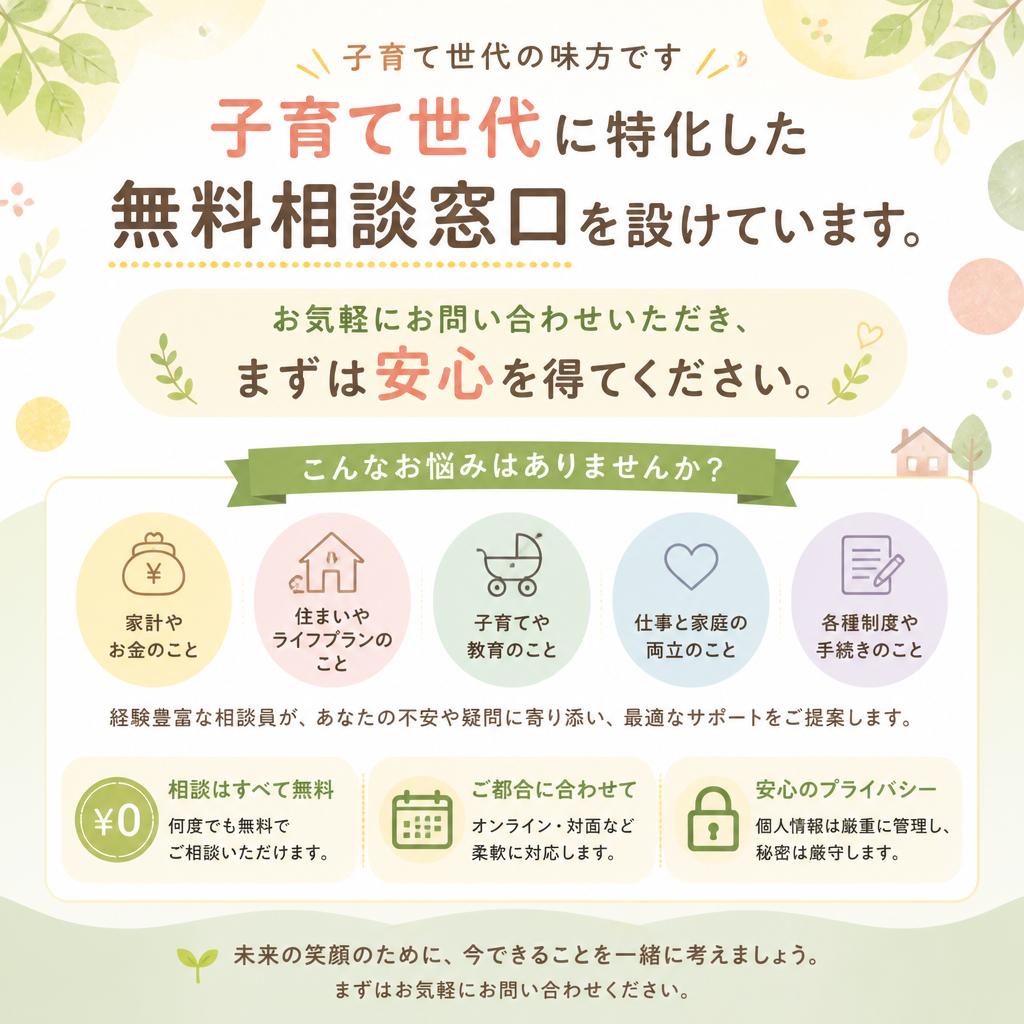無料相談で安心のサポート