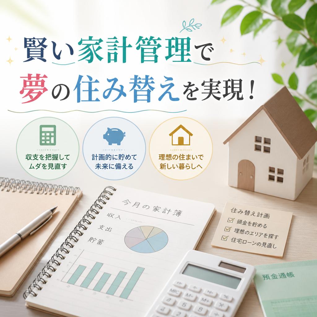 賢い家計管理で夢の住み替えを実現！