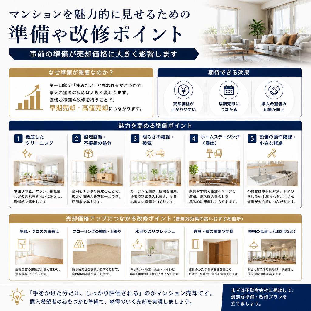売却に向けた準備作業