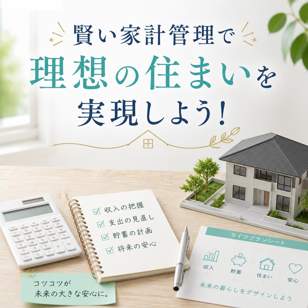 賢い家計管理で理想の住まいを実現しよう！