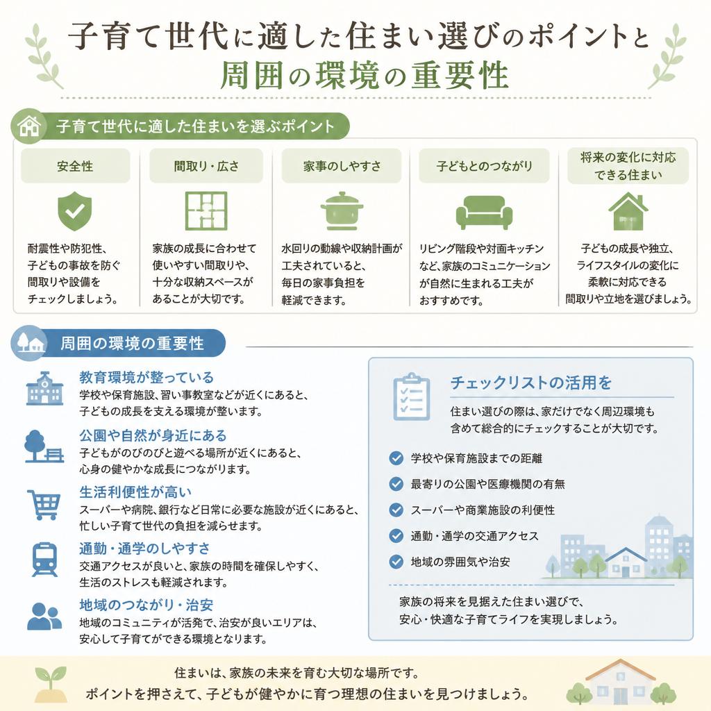 理想の住まい選びのポイント