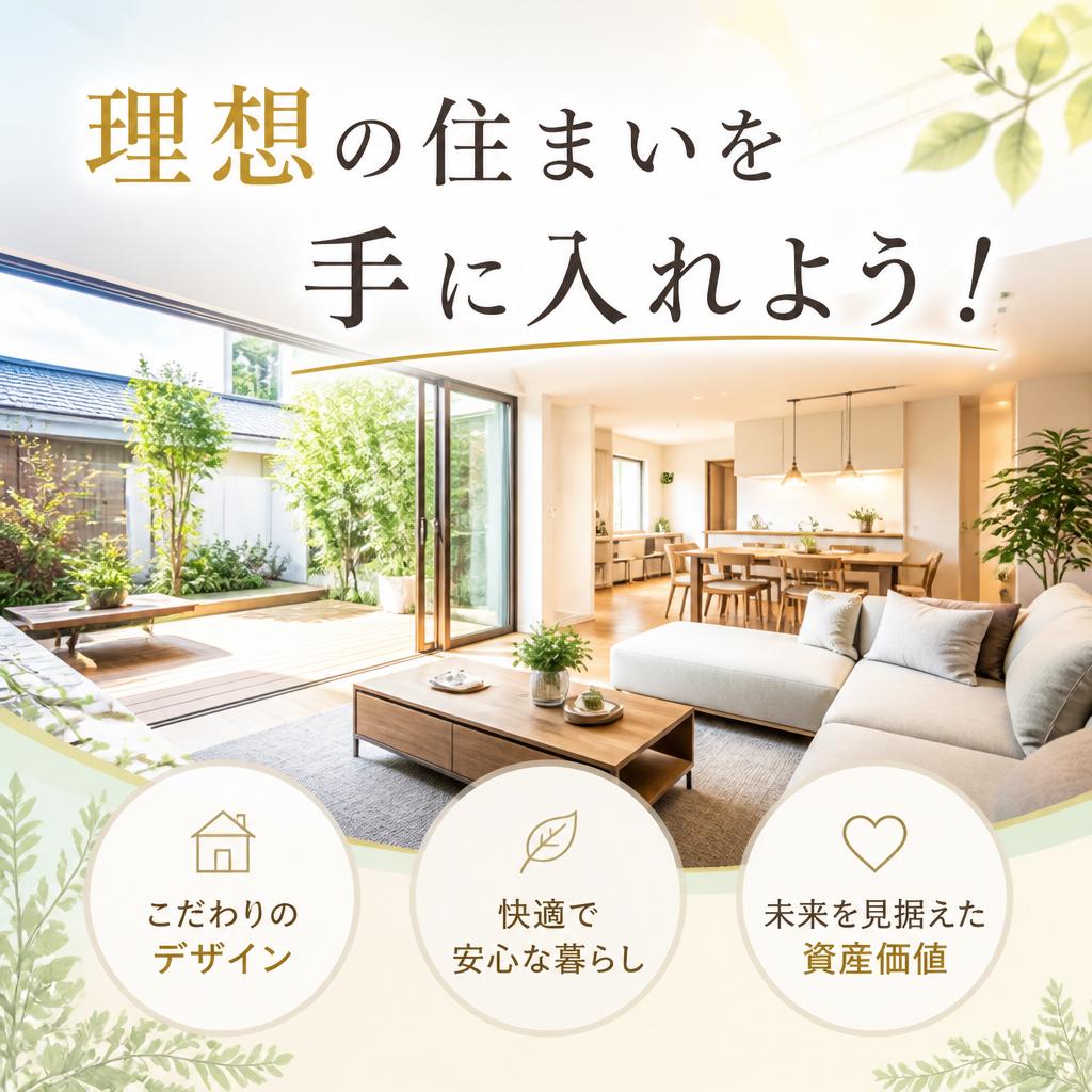 理想の住まいを手に入れよう！
