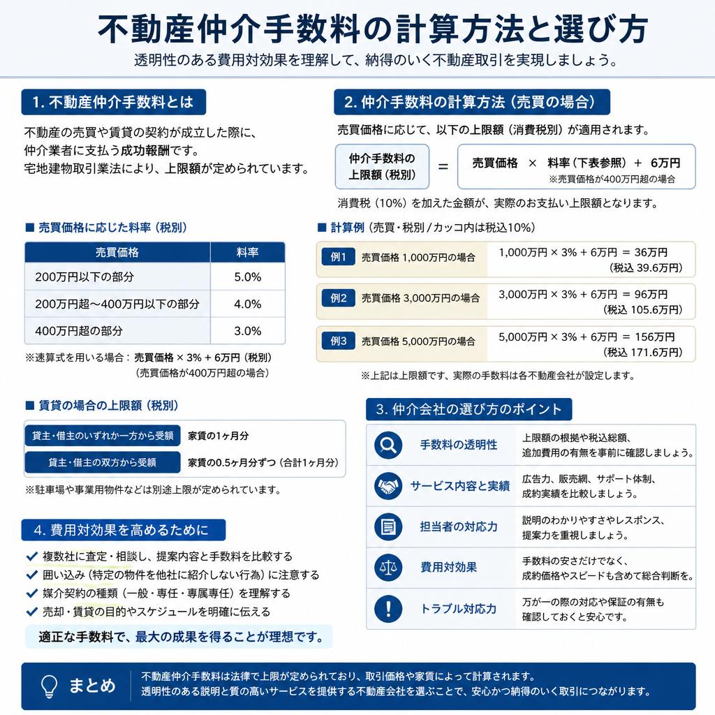 不動産仲介手数料の仕組み