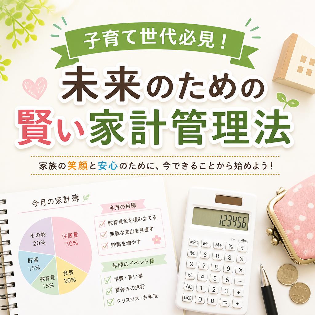 子育て世代必見！未来のための賢い家計管理法