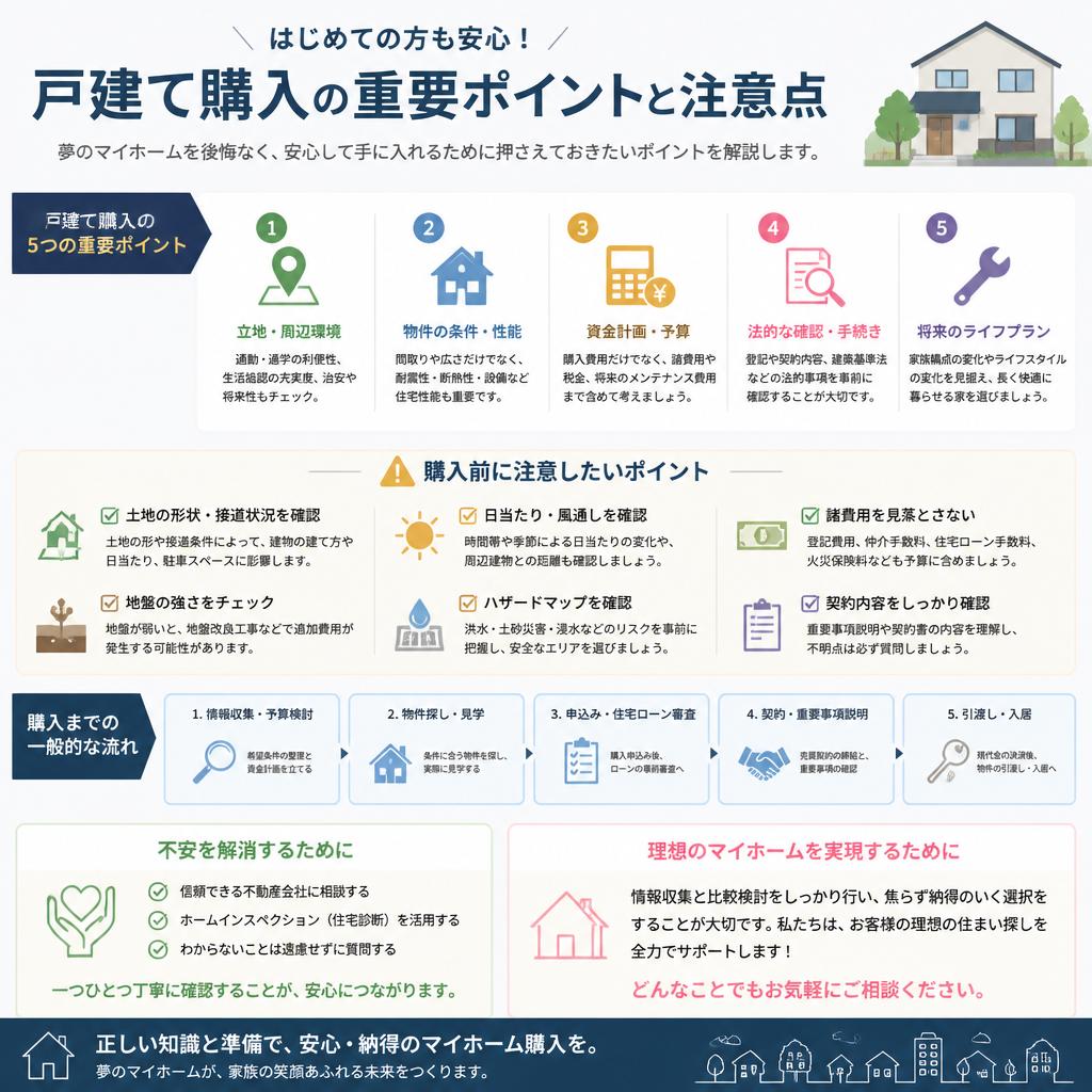 戸建て購入のポイント