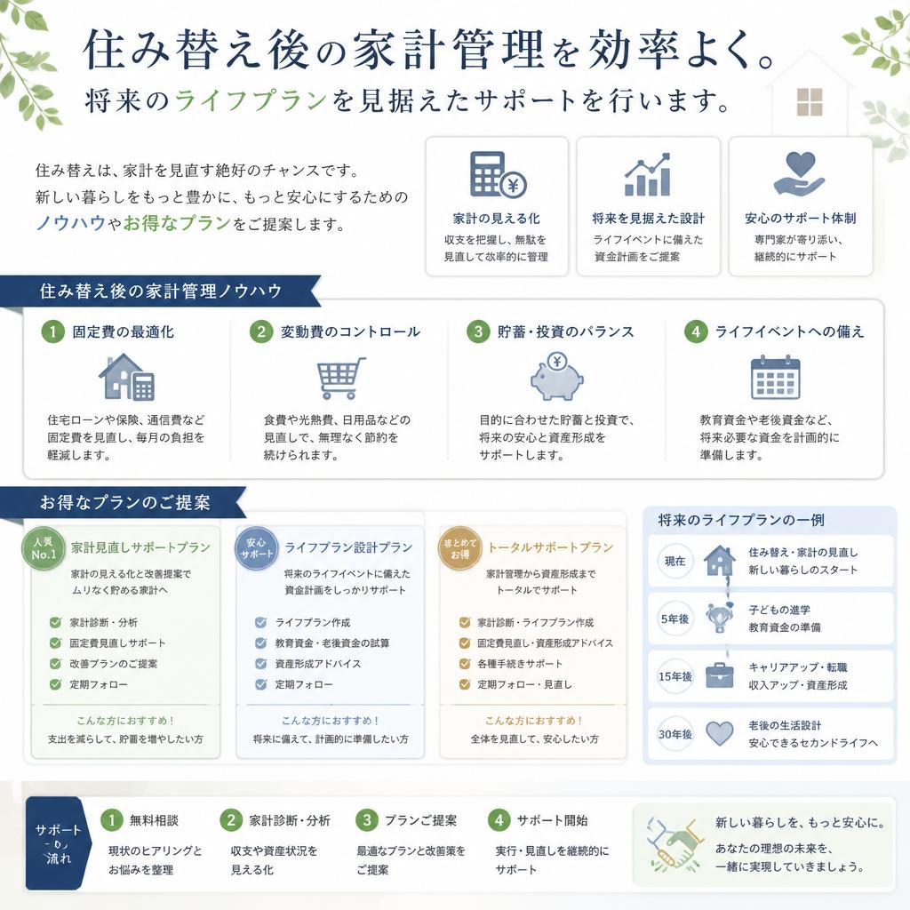 家計管理のアドバイス