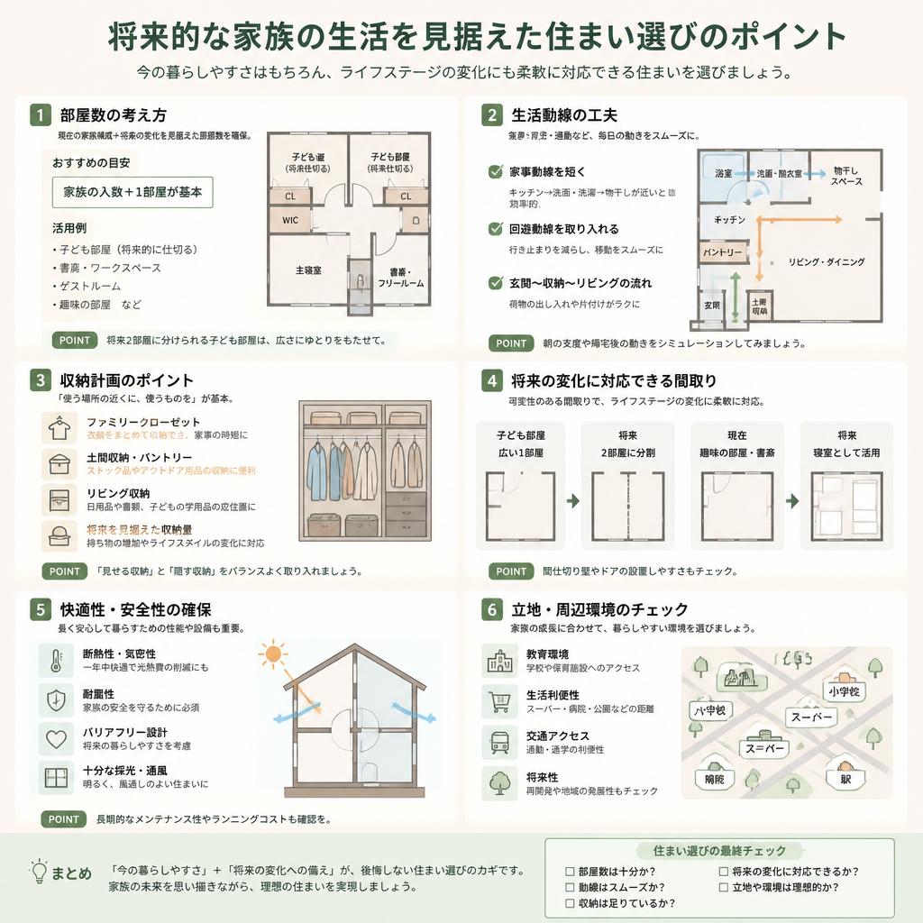 家族計画を考慮した住まい選び