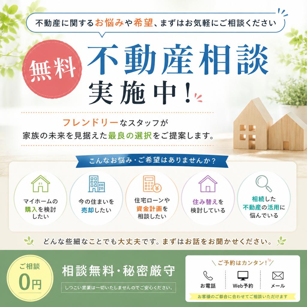 まずは無料相談から！