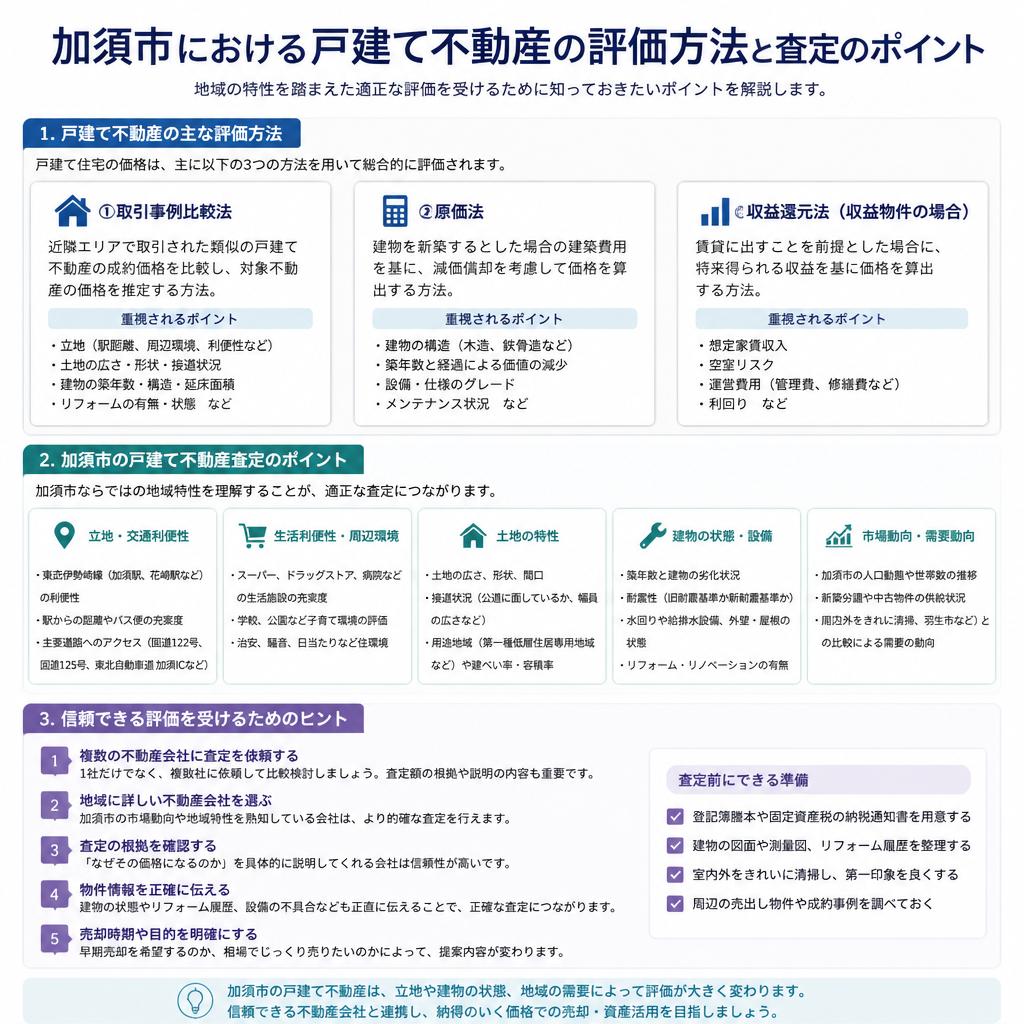 戸建て不動産の評価方法