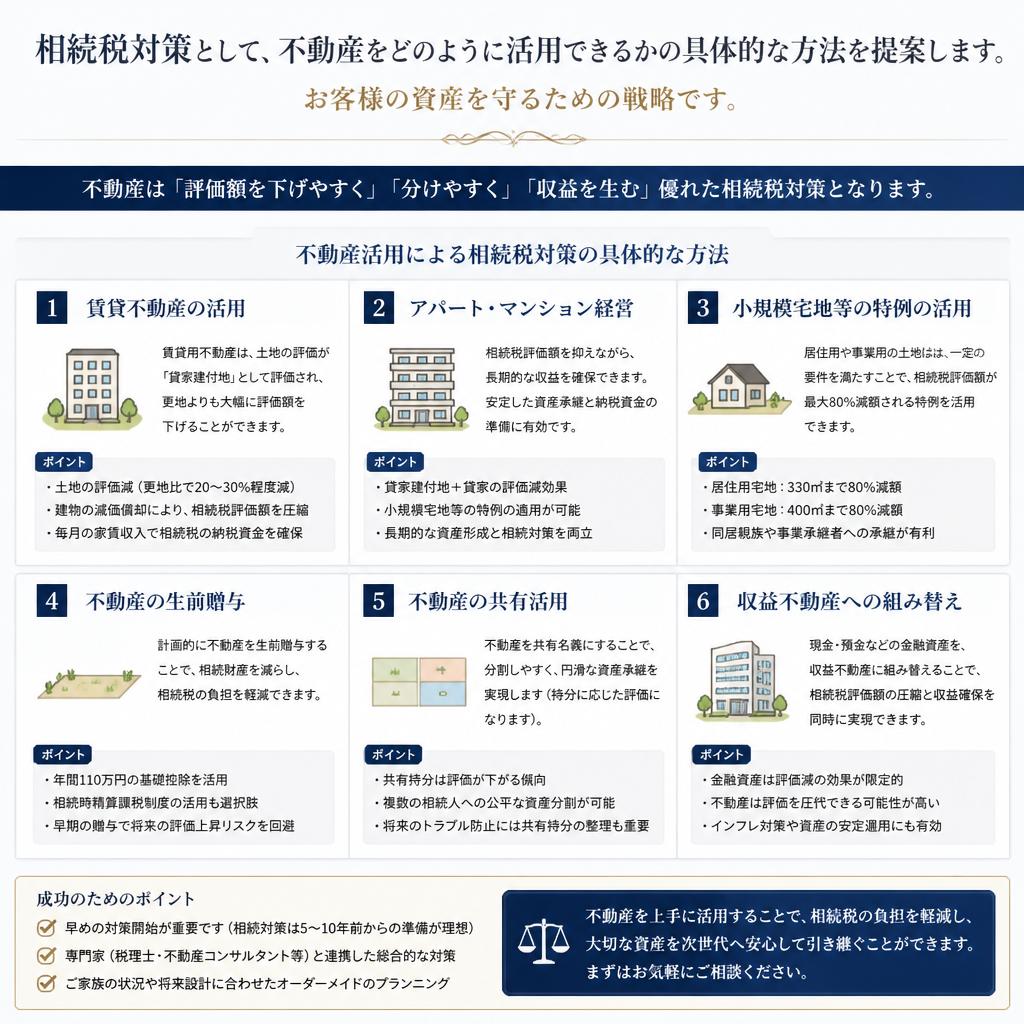相続対策としての不動産の活用