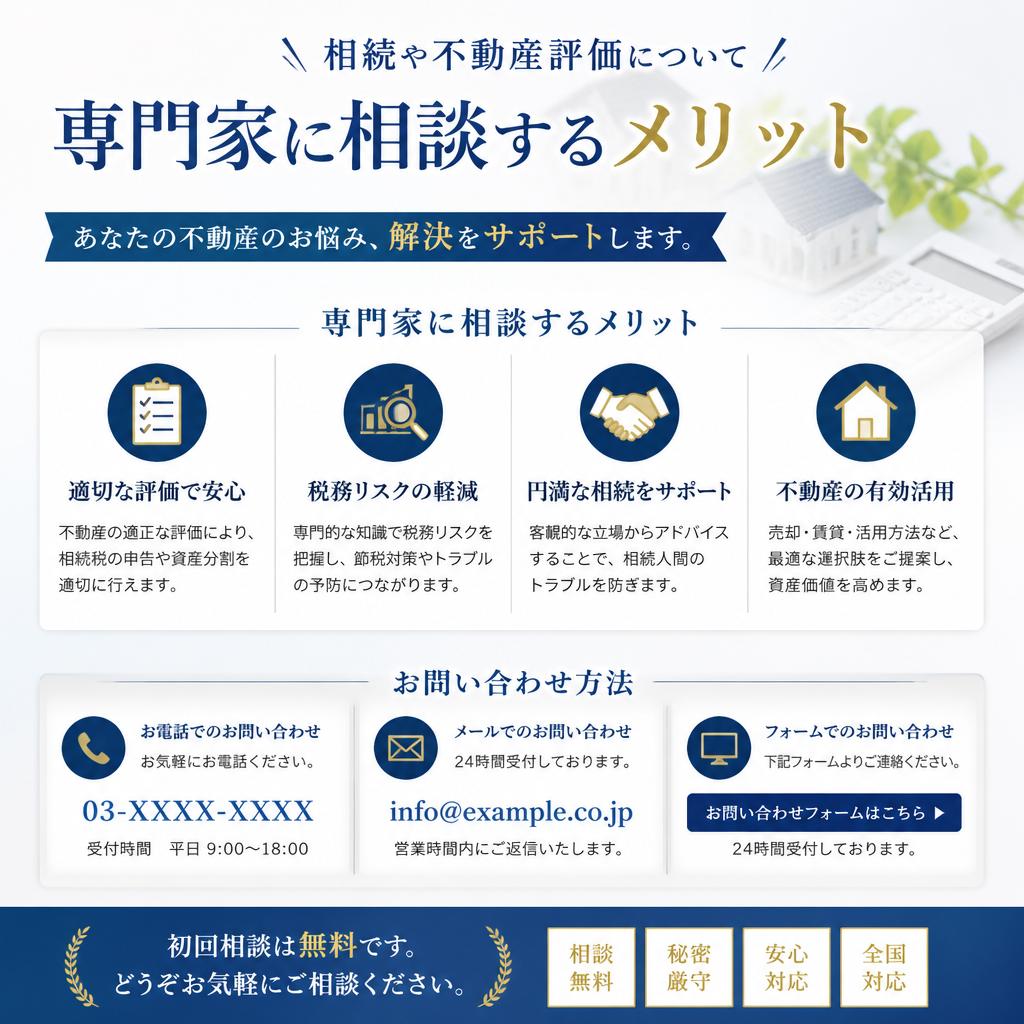 専門家に相談してみましょう