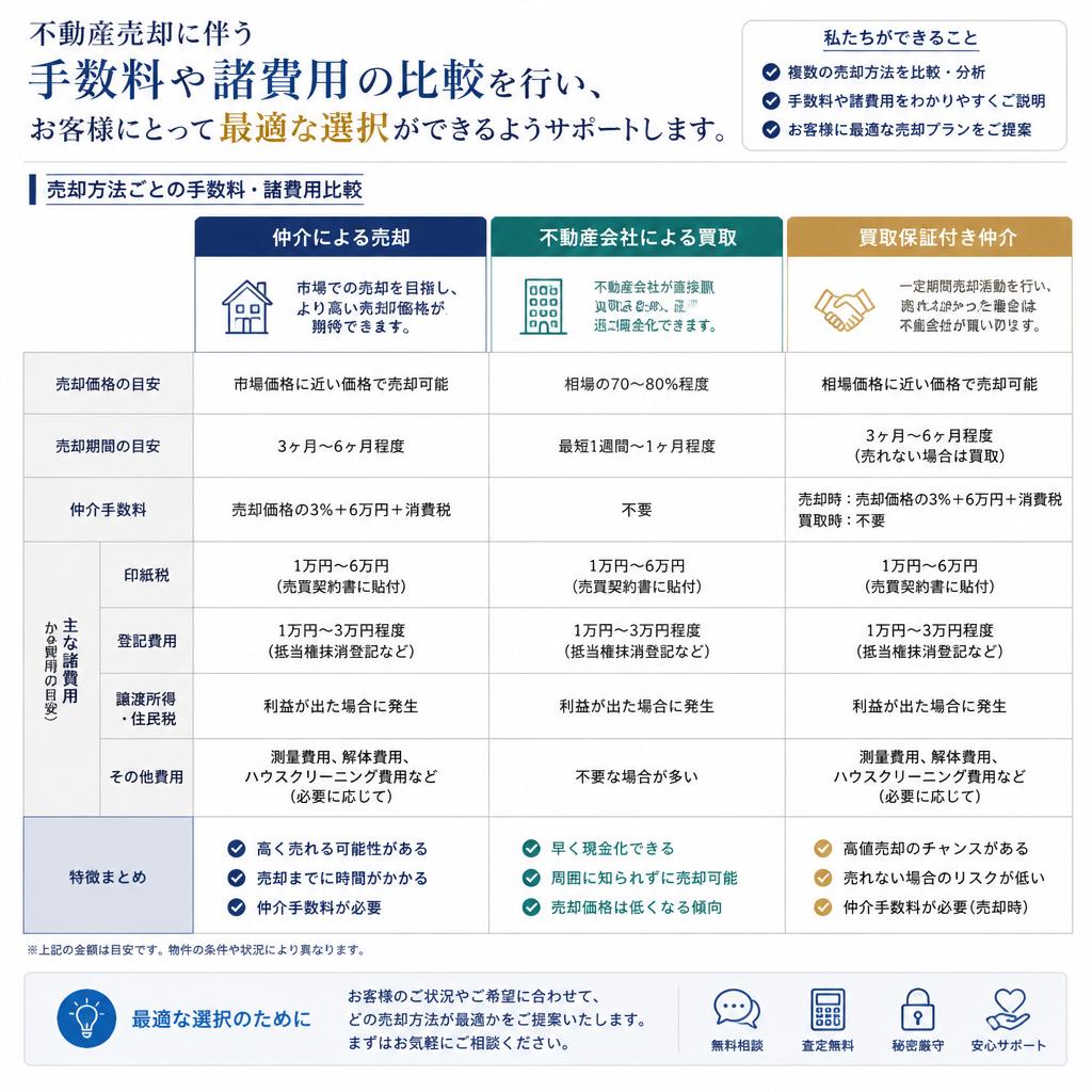 手数料比較で賢い選択を