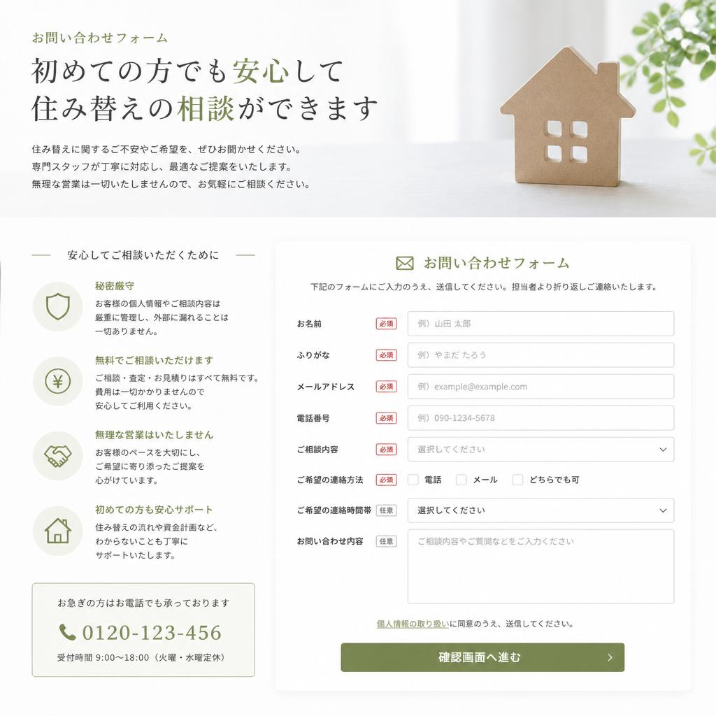 まずは無料相談から！