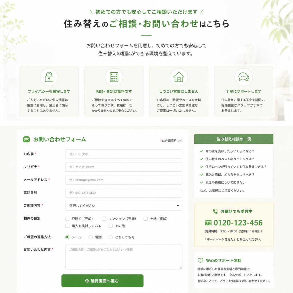 まずは無料相談から！