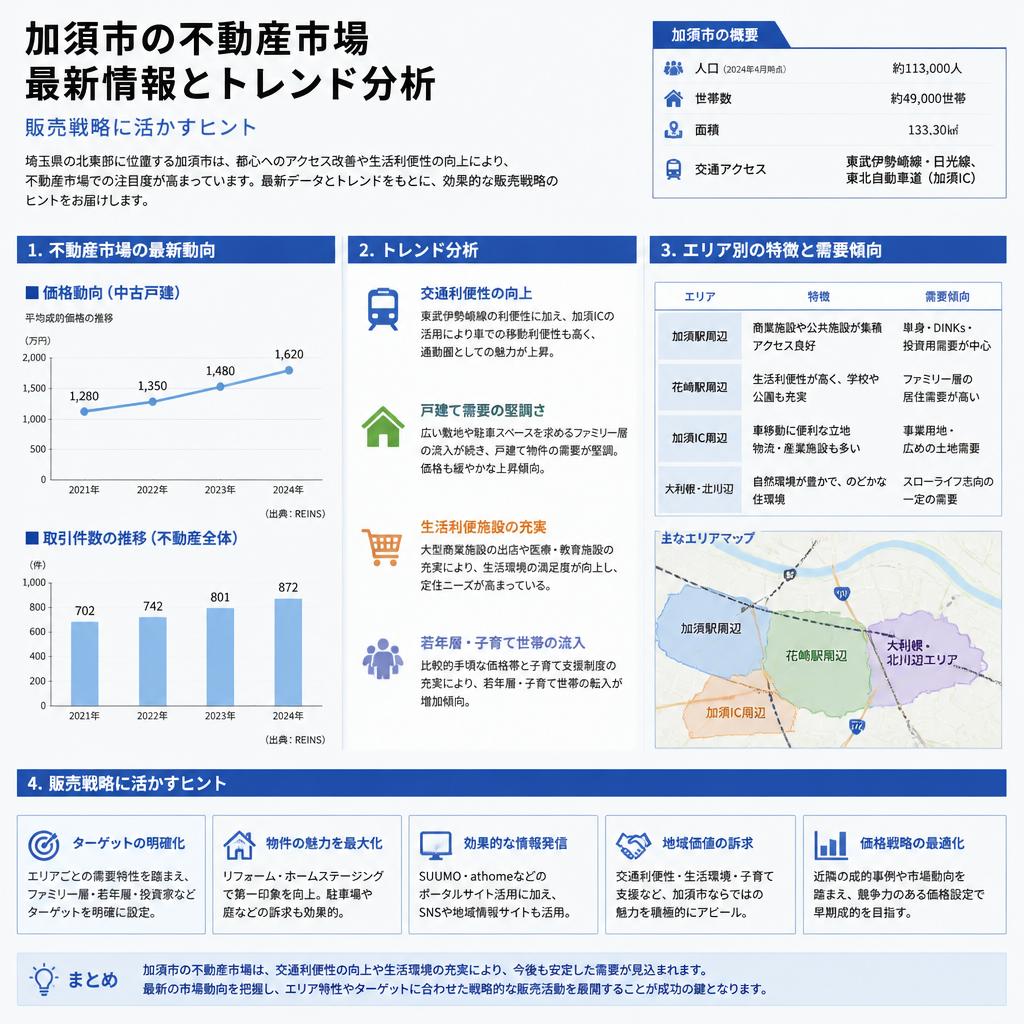 2. 加須市の不動産市場の特性