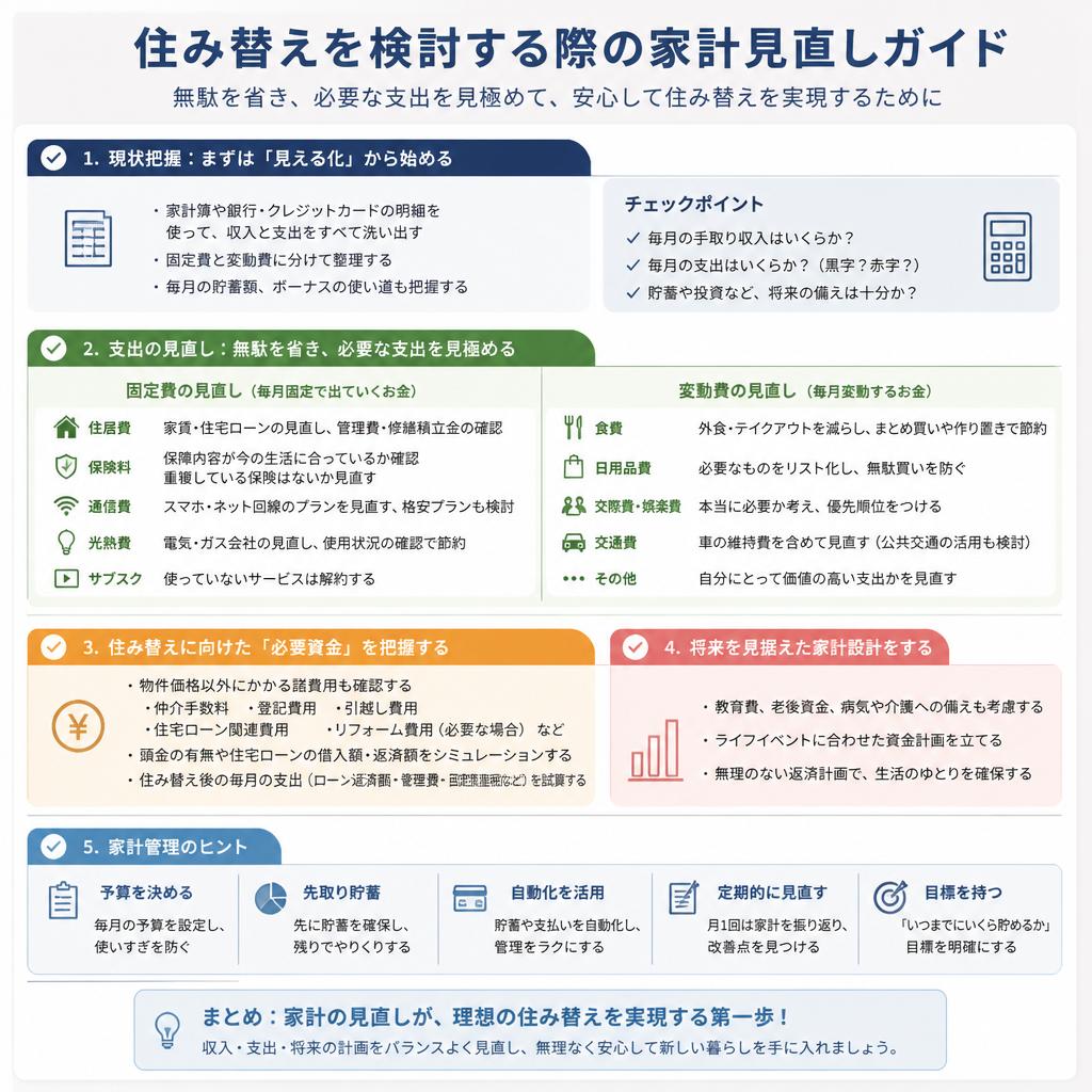 家計の見直しポイント