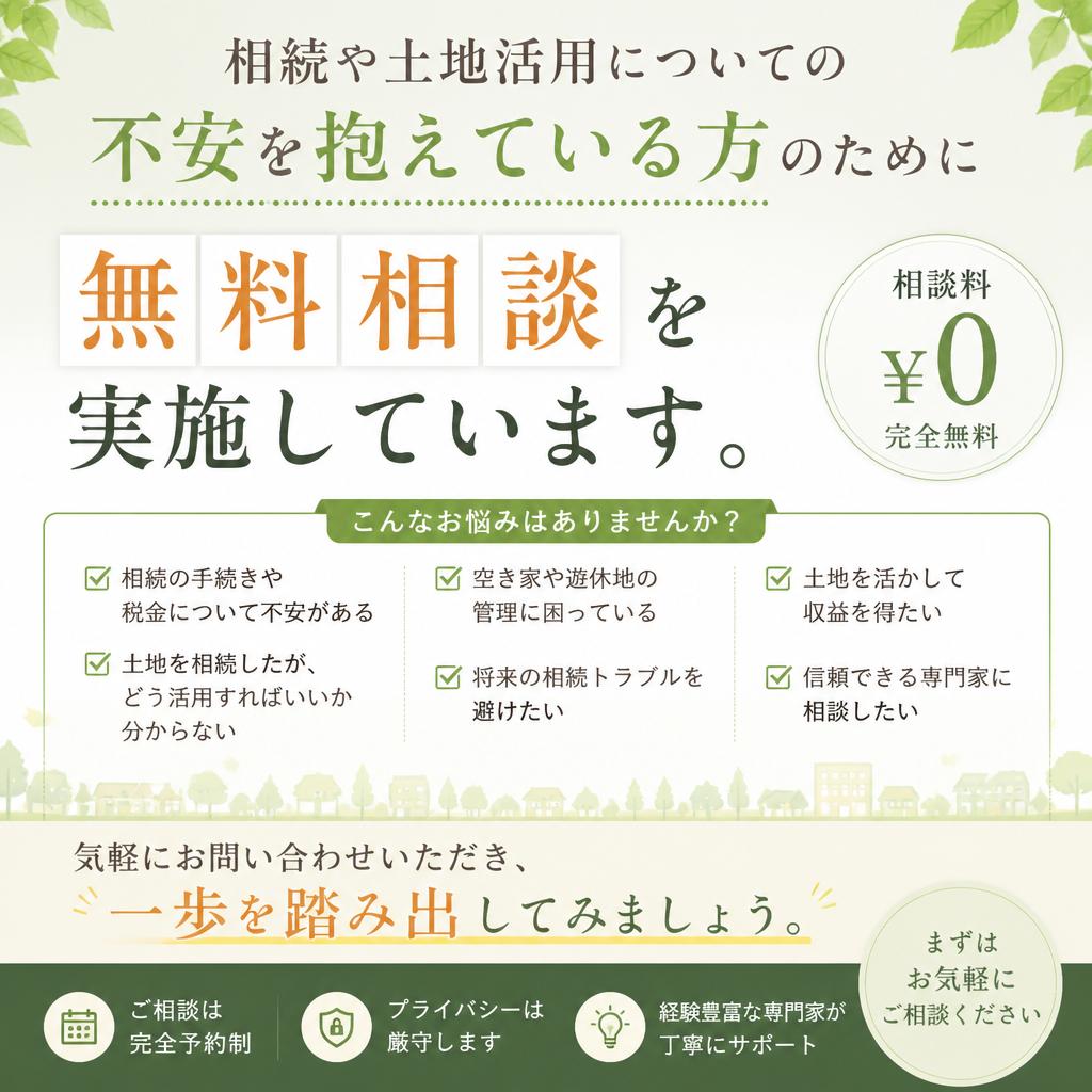 まずは無料相談へお越しください！