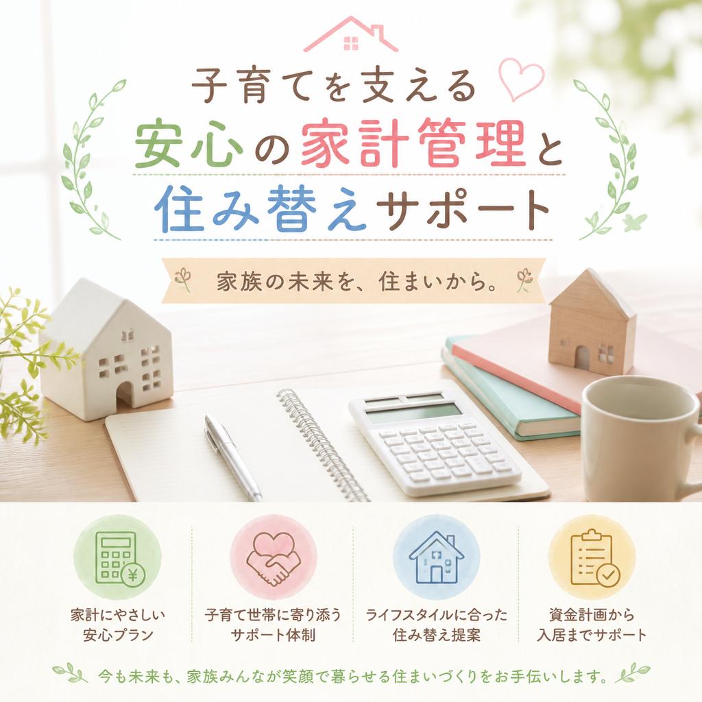 子育てを支える安心の家計管理と住み替えサポート