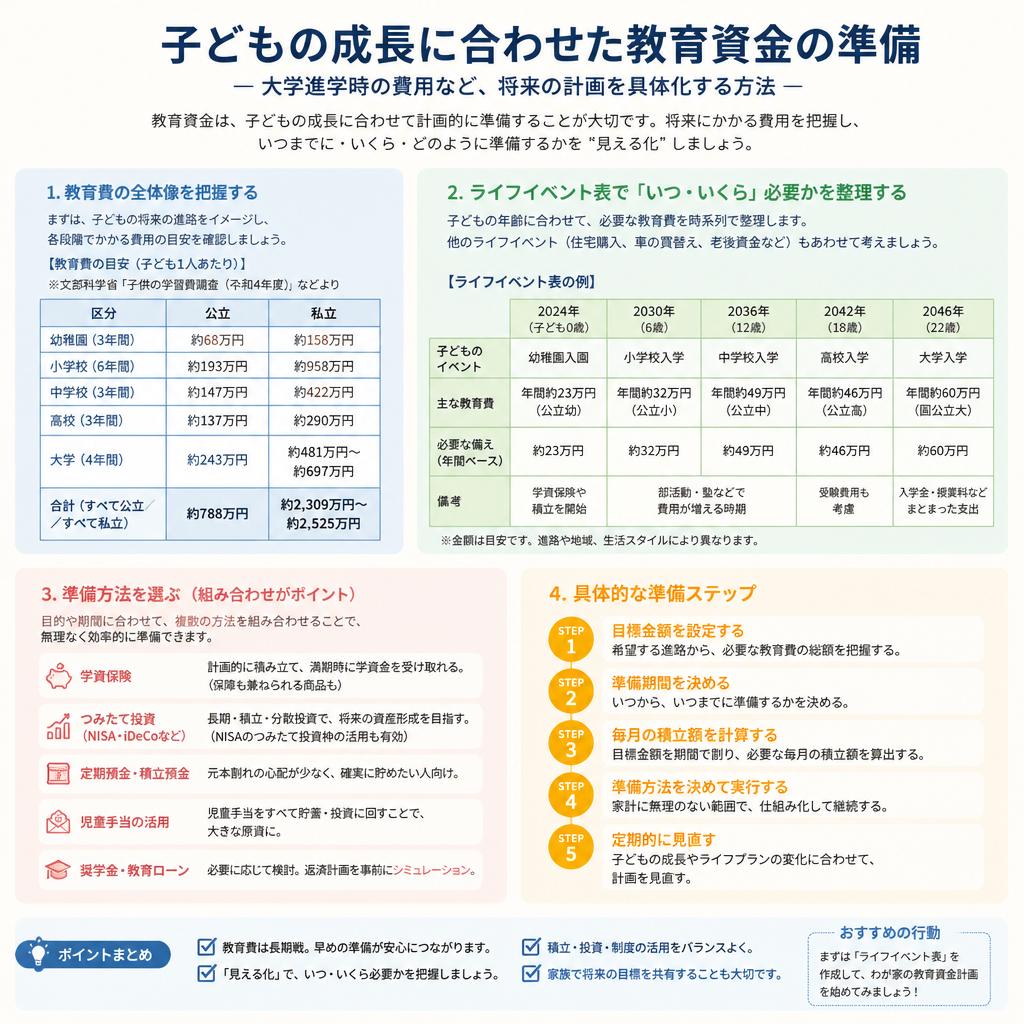 5. 教育資金の計画と準備