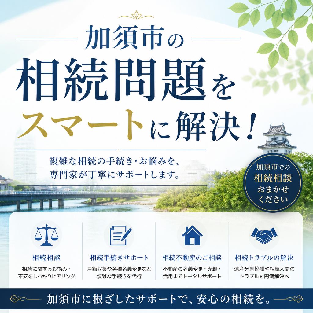 加須市の相続問題をスマートに解決！
