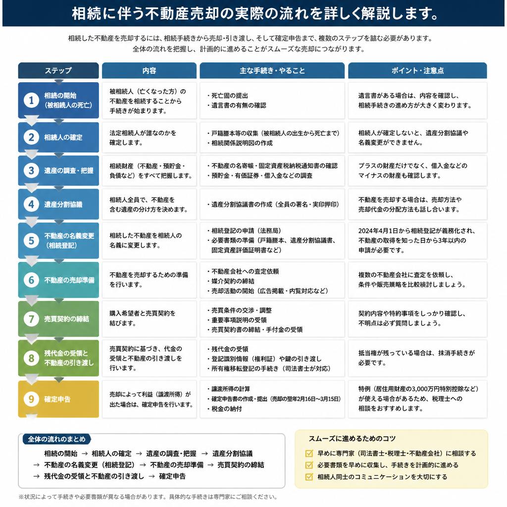2. 不動産売却の流れ