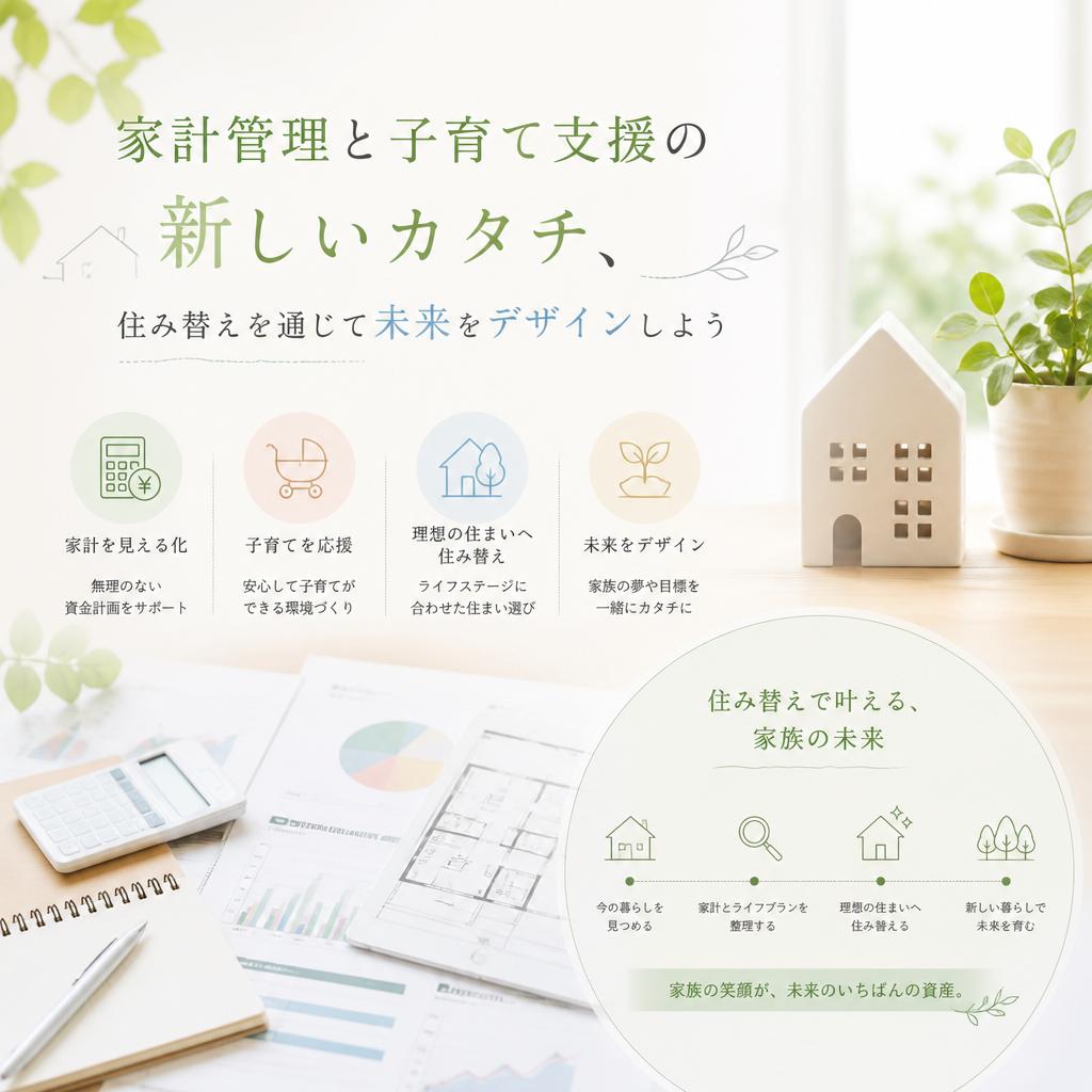 家計管理と子育て支援の新しいカタチ、住み替えを通じて未来をデザインしよう