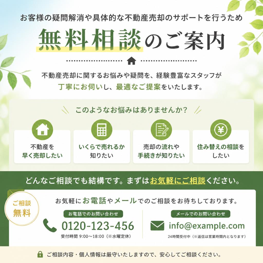 まずは無料相談から始めましょう！