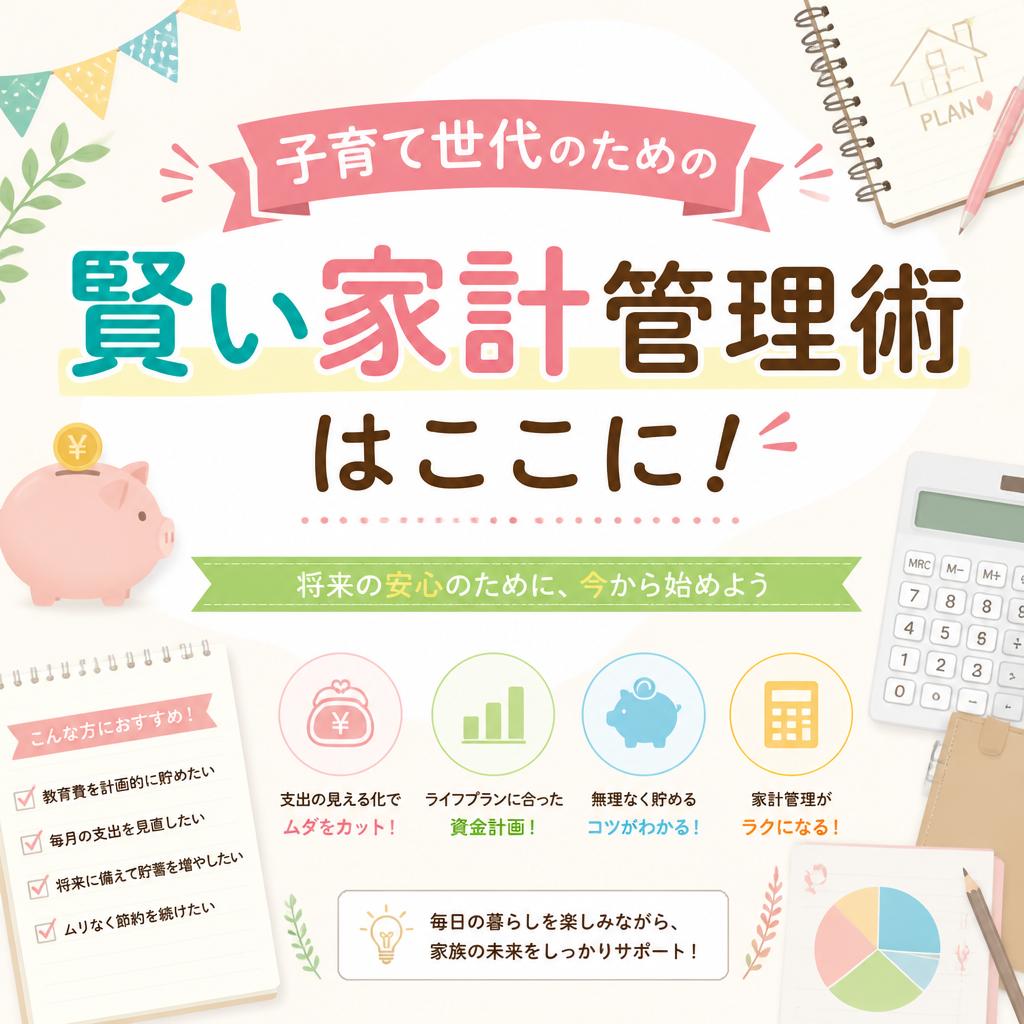子育て世代のための賢い家計管理術はここに！