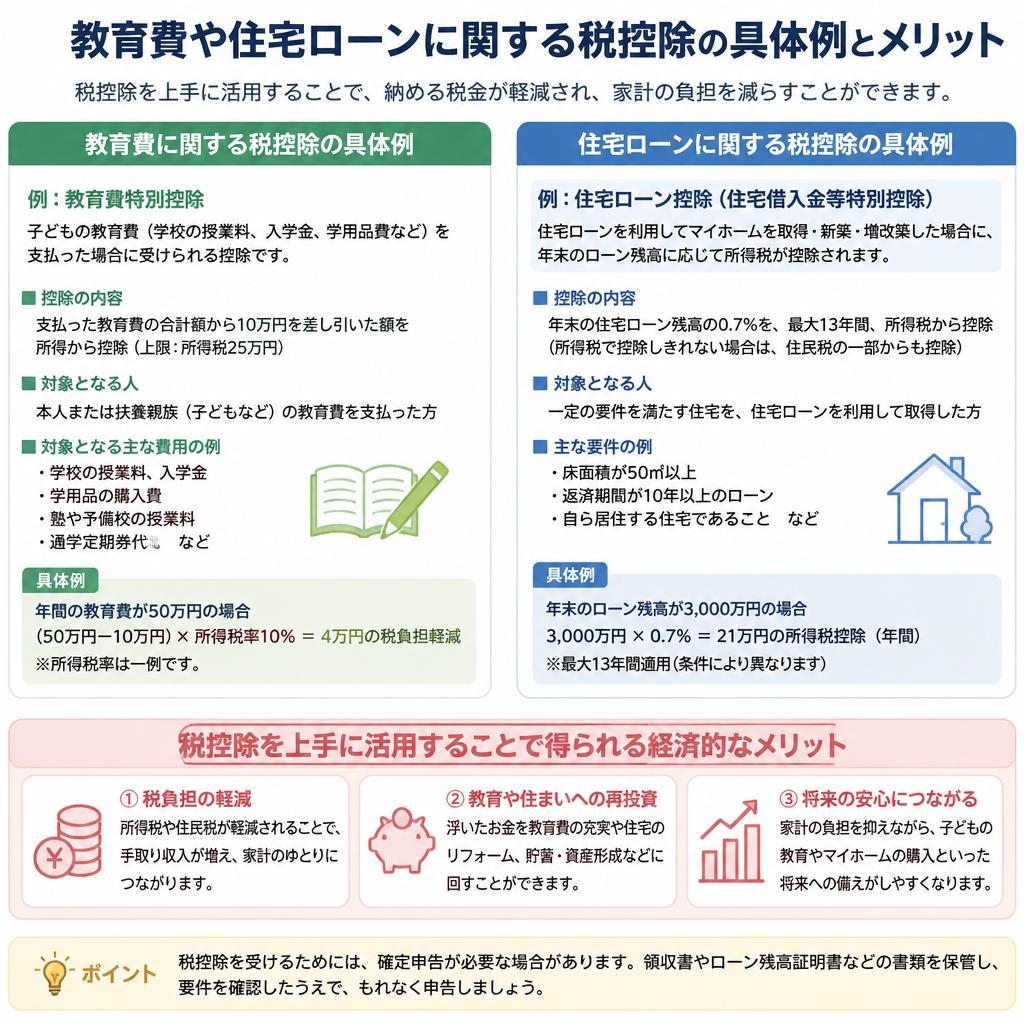 税控除で得られるメリット